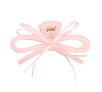 Práctico clip de pelo acrílico con lazos de cinta de forma ergonómica para decoración de la mañana ocupada aspecto profesional fiesta ya arcos accesorios de cinta