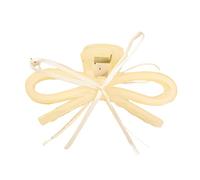 Práctico clip de pelo acrílico con lazos de cinta de forma ergonómica para decoración de la mañana ocupada aspecto profesional fiesta ya arcos accesorios de cinta