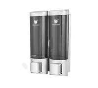 Práctico Dispensador de jabón Manual Multiusos montado en la Pared dispensador de Bomba de Ducha de plástico para baño Cocina dispensador de jabón líquido Popular