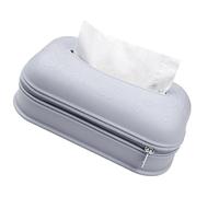 Práctico dispensador de pañuelos de silicona resistente con diseños de cajones para uso en sala de estar o suministros de oficina, caja de pañuelos de silicona