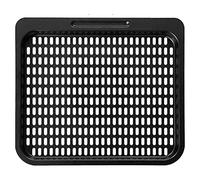 Práctico estante de cocina para el hogar, reutilizable, apto para lavavajillas, acero al carbono, bandeja para hornear crujiente, freidoras de aire, bandeja de aire para ahorro de mano de obra, placa