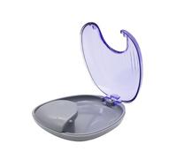 Práctico estuche de almacenamiento para registro dental, estuche multifuncional para dentaduras postizas, protección de dentaduras postizas, instrumento de mantenimiento fácil de llevar