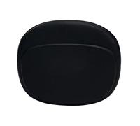 Práctico estuche de silicona para guardar auriculares y cables de datos, gestiona eficazmente tu rutina diaria portátil, Sección gruesa negra, One Size