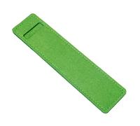Práctico estuche para lápices escolares, bolsa de almacenamiento de fieltro para un solo agujero, funda protectora para letreros pequeños, soporte para fuente o lápiz, Green