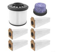 Práctico juego de filtro y bolsa de polvo para aspiradora Dreame Z40 Station 7/11 piezas para una limpieza óptima del hogar (A)
