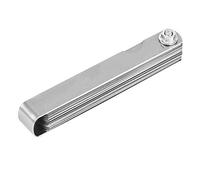 Práctico juego de medidores de guitarra de acero inoxidable, herramienta de medición de altura de cuerda de traste para luthiers y guitarristas