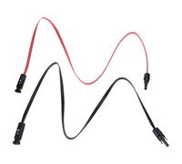 Práctico juego de pasaventanas de cable plano, flexible para conectar el panel solar al sistema de energía doméstica, práctico paso plano para ventana, flexible para conectar el panel solar a