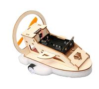 Práctico juego de proyectos de física para niños, coche de exploración de madera, modelo de vehículo experimental, juguete STEM, herramienta de aprendizaje de física