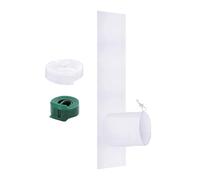 Práctico juego de sellos deslizantes para ventanas de aire acondicionado portátil y secadora, sellado completo, impermeable, diseño ajustable