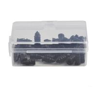 Práctico kit de reparación de neumáticos con 20 tornillos de goma para soluciones de parches rápidas