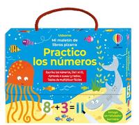 Practico los números (Mi maletín de libros pizarra)