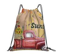 Práctico Mochila Cuerda Otoño Arce Girasol Eres mi Sol Bolsas de Deporte Unisex Bolsas de Cuerdas para Acampada Hombre Vacaciones 36X42cm
