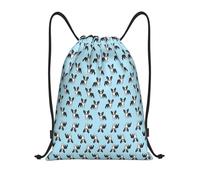 Práctico Mochilas Cordón Lindo Terrier mi Mejor Amigo, Moderno Deporte Gimnasio Bolsas, Unisex Gym Sack, para Playa Nadar 36X42cm
