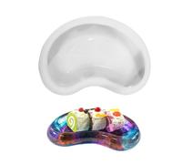 Práctico molde de silicona con forma de guisante perfecto para crear hermosas bandejas de resina y platos decorativos, molde de silicona de grado alimenticio