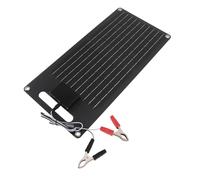Práctico panel solar flexible de 50 W y 12 V, accesorio para necesidades de carga multiusos en campistas, yates y autos. Carga solar flexible