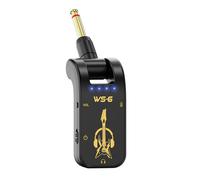 Práctico pedal de efectos de guitarra, procesador de efectos de guitarra, para la mayoría de amplificadores, para práctica en vivo, multiefectos, pastilla de guitarra