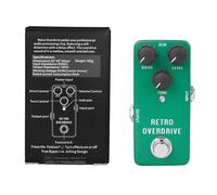 Práctico pedal de efectos de metal Overdrive que ofrece compatibilidad con estilos de música e interfaces de control fáciles de usar, efectos de guitarra