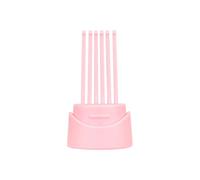 Práctico peine de pelo negro con diseños ergonómicos, accesorios de limpieza portátiles para una depilación eficiente y limpiador de barbería