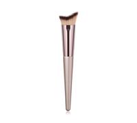 Práctico pincel corrector en ángulo con cerdas suaves, cepillo de mezcla en crema, cobertura completa