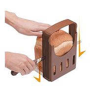 Práctico plástico plegable pan sándwich skiving máquina cortador molde rebanador pan pan tostada cortador manual cortador cocina Gadget