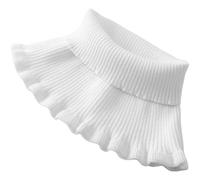 Práctico Protector de Cuello de Algodón Elástico Blanco para Camping | Accesorio de Invierno Multifunción, Transpirable y Absorbente, para Pesca y Uso Diario, Estilo Creativo