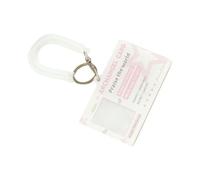 Práctico Protector De Tarjeta Impreso Con Alas De Ángel Cordón Seguro Contemporáneo Para Llevar A Diario Lindo Portatarjetas Universitarios