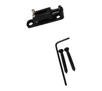 Práctico puente de guitarra dividido ajustable que permite el control de altura de la cuerda y puente dividido de textura metálica de expresión musical superior