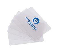 Práctico raspador de apertura de tarjetas de plástico para teléfono celular para reparación de tabletas, 30 tarjetas de apertura de plástico