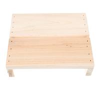 Práctico reposapiés debajo del escritorio Uso de oficina Reposapiés Silla de taburete escalonado de madera