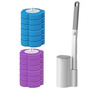 Práctico set de limpieza de inodoro para uso público y limpieza de inodoro varilla organizadores