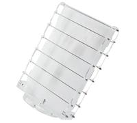 Práctico soporte de exhibición de cuentas de acrílico, soporte de exhibición de joyas giratorio de doble cara para minoristas y exhibición