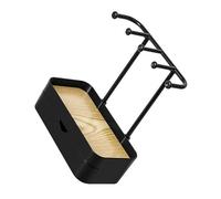 Práctico soporte para collares con cajón para dormitorio, elegante estante de exhibición de joyas para almacenamiento de cosméticos y accesorios