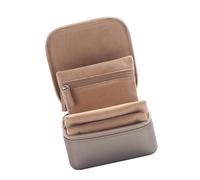 Práctico soporte para joyas para viajes con 6 bolsillos suaves y múltiples, solución de almacenamiento versátil, accesorio para uso diario, anillos y collares