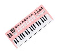 Práctico teclado USB de 37 notas, controlador de música, construcción ABS, configuraciones fáciles, adecuado para productores, creación, teclado para producción