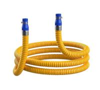 Práctico tubo protector de metal con diseño de seguridad mangueras de gas flexibles de aleación de aluminio textura perfecta para electrodomésticos manguera de gas flexible