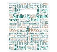 Practicon 11096132 diente hablar scatterprint bolsas, 8 "x 10" (Pack de 100)