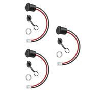 Prácticos adaptadores de terminal tipo C hembra 2.0 con tapas resistentes y diseño de tuerca impermeable, conectores industriales USB C a prueba de polvo