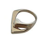 Prácticos anillos de apertura ajustables y sencillos con textura de aleación irregular, adecuados para bodas y fiestas, uso diario