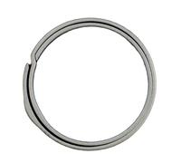 Prácticos anillos de metal para llavero, accesorio redondo resistente para bolsa, cartera, llavero ligero