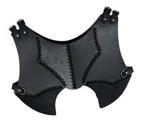 Prácticos estilos medievales de poliuretano, recreación histórica, cómoda, accesorios de disfraz, accesorios de disfraz, Negro, Talla única