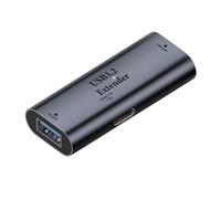 Prácticos extensores tipo C/USB 3.2 con luz de transmisión de datos de 5 Gbps, soporte de carga para impresoras, extensores USB 3.2