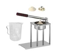 Prácticos extractores de zumos de acero inoxidable, operaciones manuales, capacidad de 500 ml, taza medidora para uso doméstico comercial, estilo de vida, prensa manual de zumos