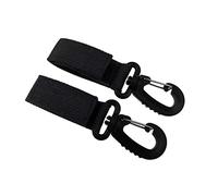 Prácticos ganchos ajustables para extra fuertes S, adecuados para todo tipo de cochecitos, carritos de compras, gancho portátil, organizador ajustable en S, clip para tu bolsa
