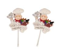 Prácticos ganchos decorativos de resina para pared, fácil instalación, figuras de chefs de dibujos animados, colgador adecuado para casas de inquilinos, sujetadores de resina para baño, negación de