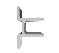 Prácticos parasoles para exteriores, soportes de pared, materiales de aleación de aluminio resistentes, montaje en toldo para operaciones manuales, soportes de estabilidad estructural