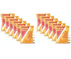 Practicosa Bolsa de Calor Instantáneo para Lesiones. Bolsa Caliente Desechable para Primeros Auxilios. Compresa de Calor para Rodilla, Espalda y Manos. 14x19 Cm. 6 Unidades (Paquete de 2)