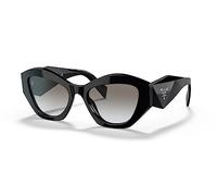 Prada Mujer PR 07YS 1AB0A7 Gafas de sol Acetato Negro Gris Geométrico Normal Sombreado