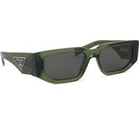 Prada Hombre Prada PR 09ZS 25A40L Gafas de sol Acetato Verde Gris Cuadrada Normal