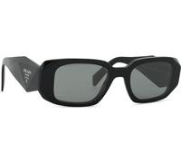 Prada Mujer PR 17WS 1AB07Z Gafas de sol Acetato Negro Gris Cuadrada Normal Multicapa