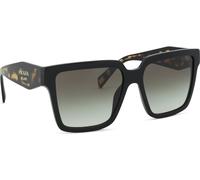 Prada Mujer Prada PR 24ZS 1AB0A7 Gafas de sol Acetato Negro Gris Cuadrada Normal Sombreado